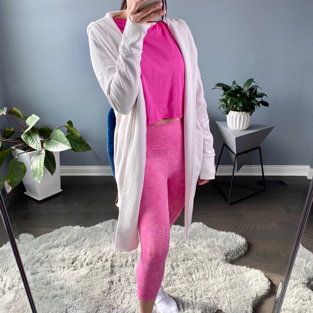 ◾️EXCEL Hoodie Cardigan White - Picture 3 of 8